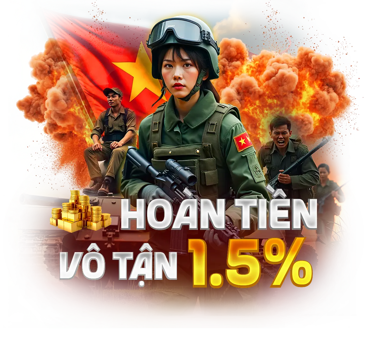Hoàn tiền vô tận 1.5%