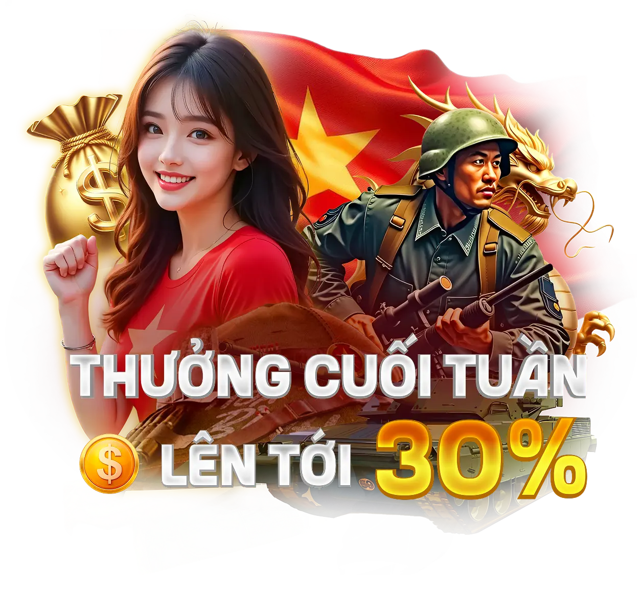 Thưởng cuối tuần lên tới 30%